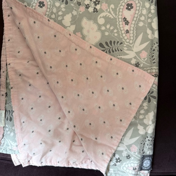 100% cotton Balboa Baby Paisley Baby Car Seat Canopy Cover in EUC - Picture 2 of 2